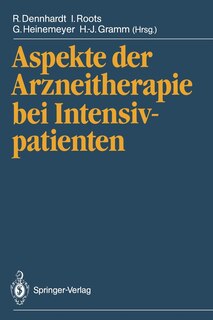 Couverture_Aspekte der Arzneitherapie bei Intensivpatienten