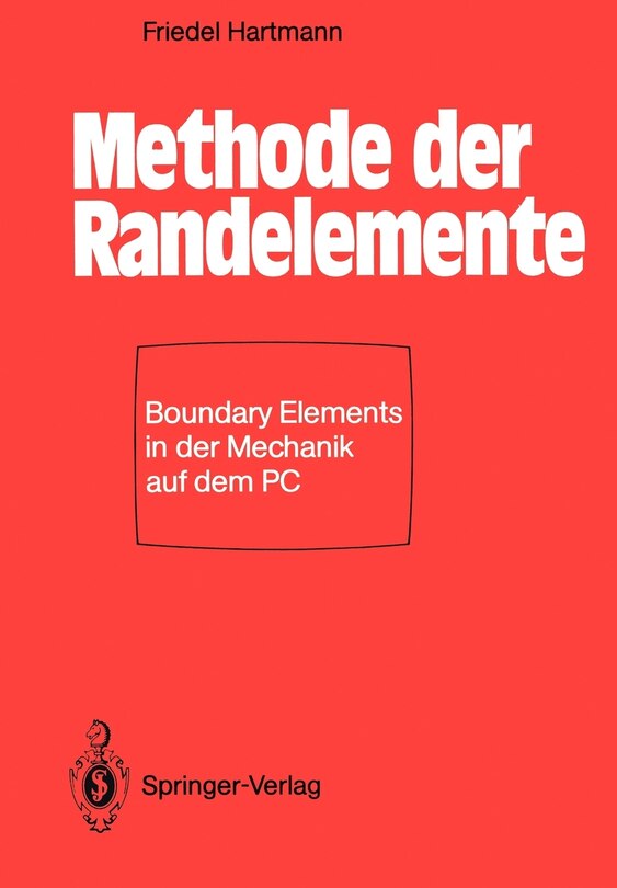 Front cover_Methode der Randelemente