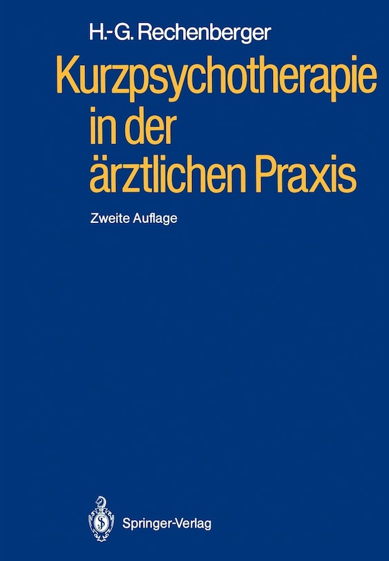 Couverture_Kurzpsychotherapie in der ärztlichen Praxis