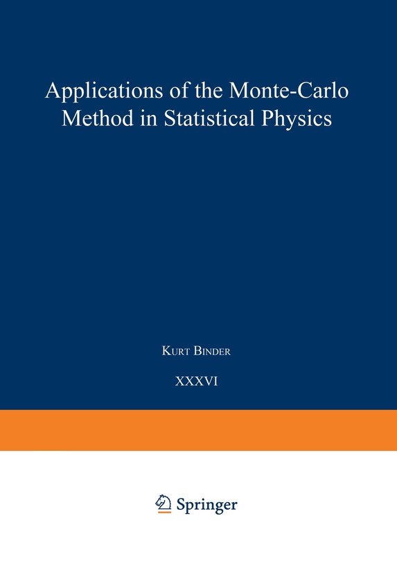 Couverture_Applications of the Monte Carlo Method in Statistical Physics