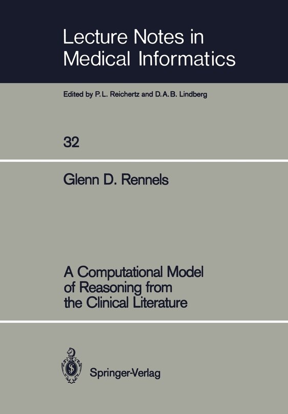 Front cover_A Computational Model of Reasoning from the Clinical Literature