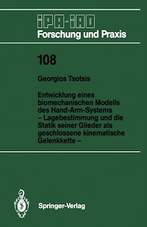 Front cover_Entwicklung Eines Biomechanischen Modells Des Hand-arm-systems