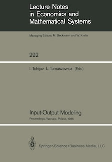 Front cover_Input-Output Modeling