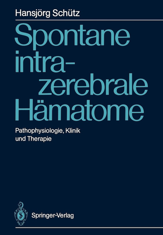 Front cover_Spontane intrazerebrale Hämatome
