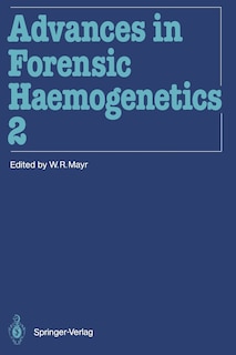 Front cover_Advances in Forensic Haemogenetics