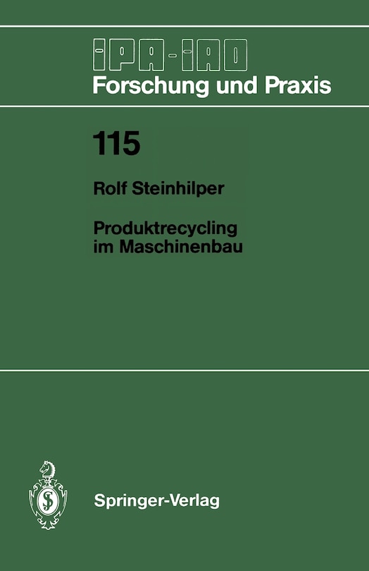 Produktrecycling Im Maschinenbau