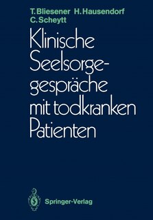 Front cover_Klinische Seelsorgegespräche mit todkranken Patienten