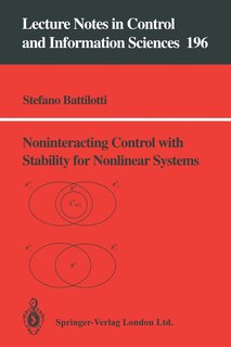 Couverture_Noninteracting Control With Stability For Nonlinear Systems