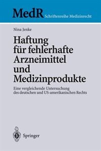 Couverture_Haftung für fehlerhafte Arzneimittel und Medizinprodukte
