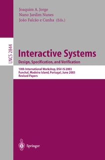 Front cover_Interactive Systems. Design, Specification, and Verification