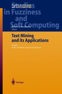 Front cover_Text Mining and its Applications