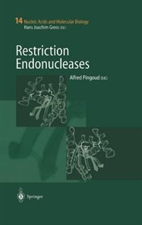 Front cover_Restriction Endonucleases