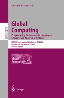 Couverture_Global Computing. Programming Environments, Languages, Security, and Analysis of Systems