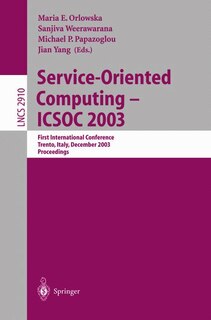 Front cover_Service-Oriented Computing - ICSOC 2003