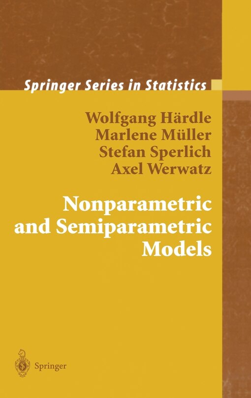 Couverture_Nonparametric And Semiparametric Models