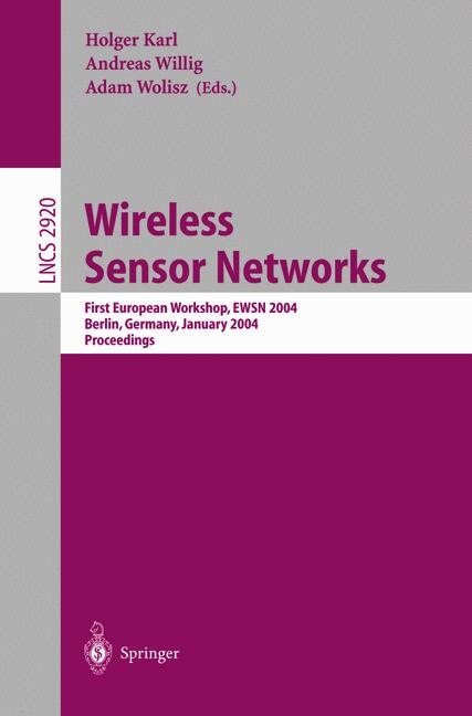 Front cover_Wireless Sensor Networks