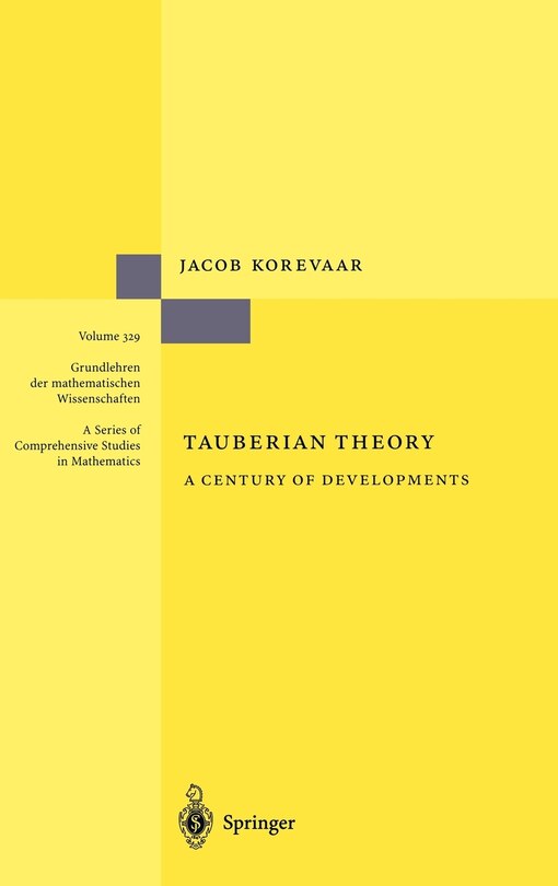 Front cover_Tauberian Theory