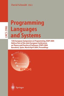 Front cover_Programming Languages and Systems