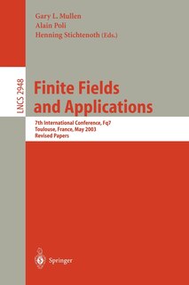 Couverture_Finite Fields and Applications