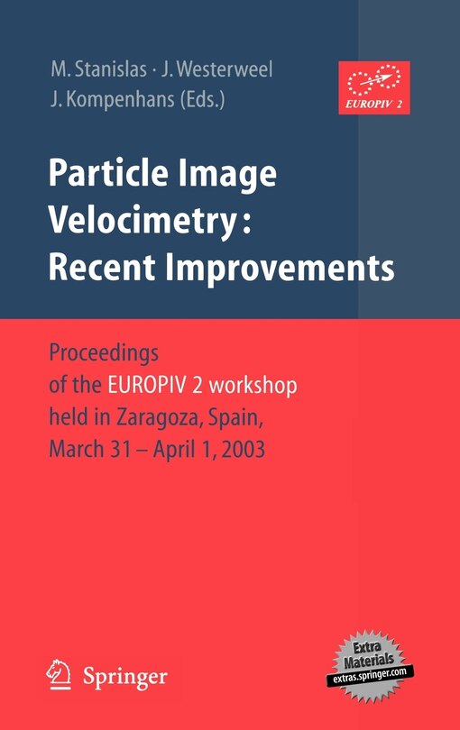 Front cover_Particle Image Velocimetry: Recent Improvements