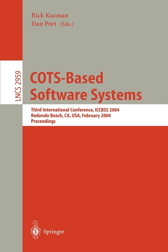 Couverture_COTS-Based Software Systems