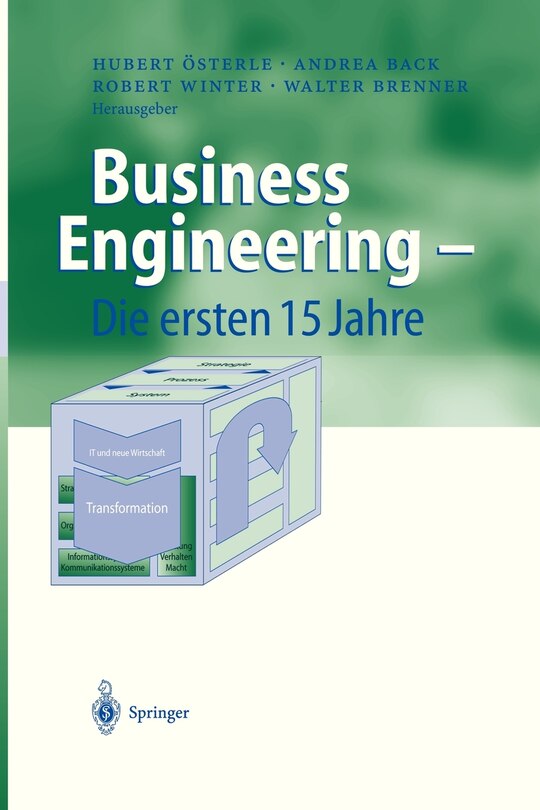 Front cover_Business Engineering -- Die Ersten 15 Jahre