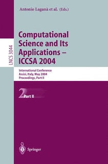 Front cover_Computational Science and Its Applications - ICCSA 2004