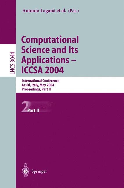 Front cover_Computational Science and Its Applications - ICCSA 2004