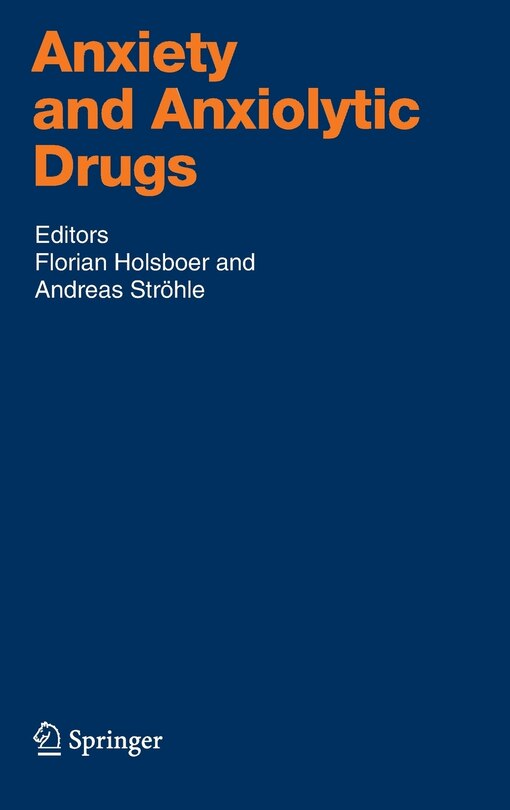 Front cover_Anxiety and Anxiolytic Drugs