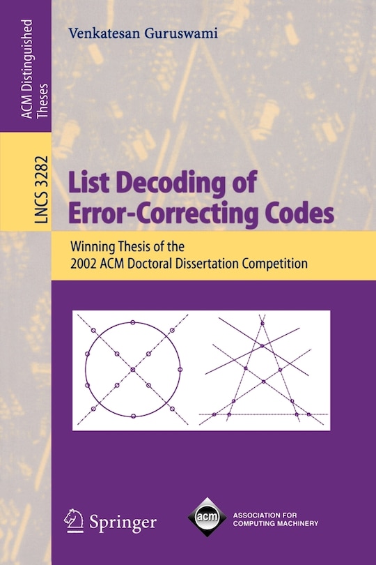 Front cover_List Decoding of Error-Correcting Codes