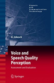 Front cover_Voice And Speech Quality Perception