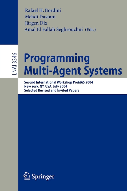 Front cover_Programming Multi-Agent Systems