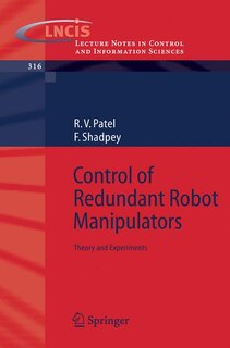 Front cover_Control Of Redundant Robot Manipulators