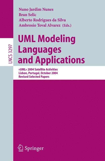 Front cover_UML Modeling Languages and Applications