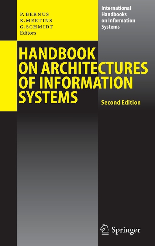 Front cover_Handbook On Architectures Of Information Systems