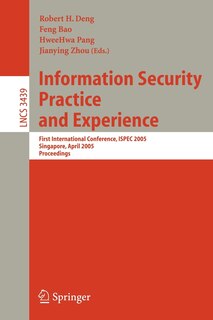 Front cover_Information Security Practice and Experience
