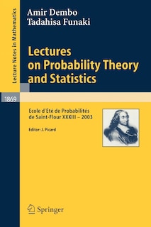 Front cover_Lectures on Probability Theory and Statistics