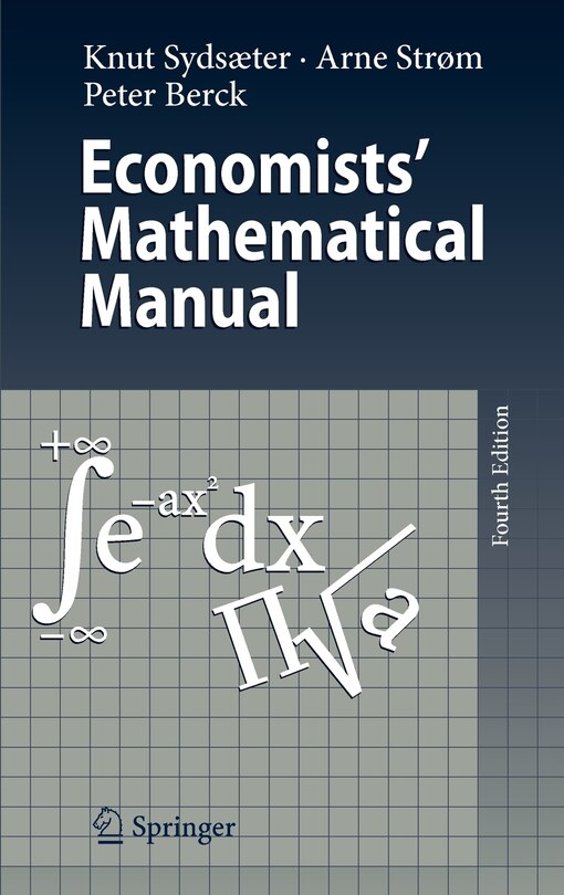 Couverture_Economists' Mathematical Manual