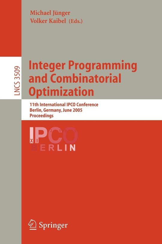 Front cover_Integer Programming and Combinatorial Optimization