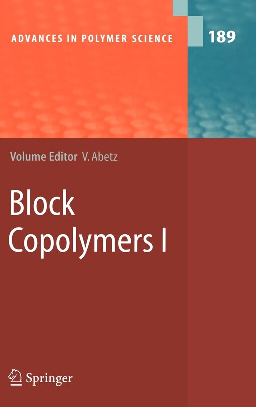 Front cover_Block Copolymers I