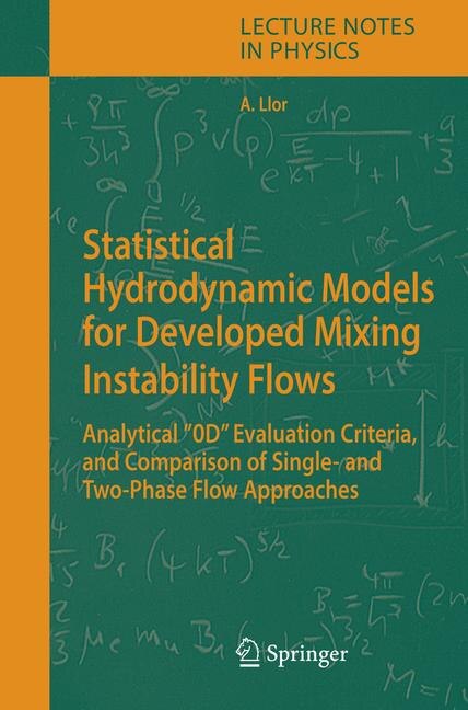 Couverture_Statistical Hydrodynamic Models for Developed Mixing Instability Flows