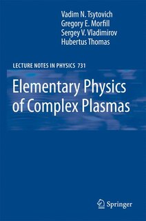 Front cover_Elementary Physics of Complex Plasmas