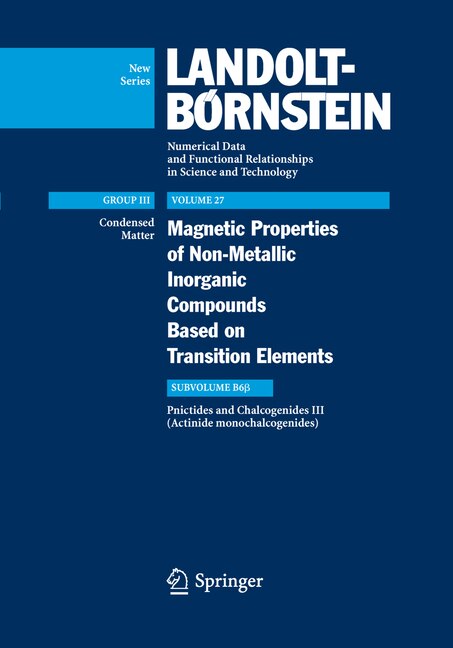 Front cover_Actinide monochalcogenides