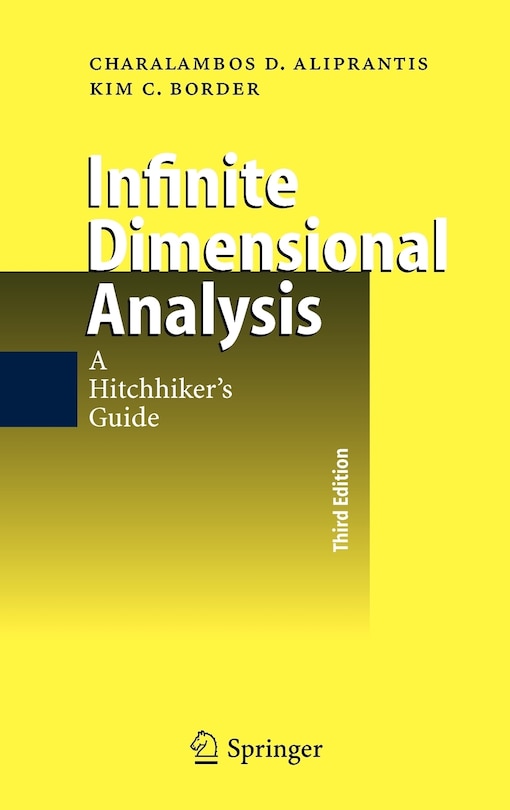 Front cover_Infinite Dimensional Analysis