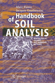 Front cover_Handbook of Soil Analysis