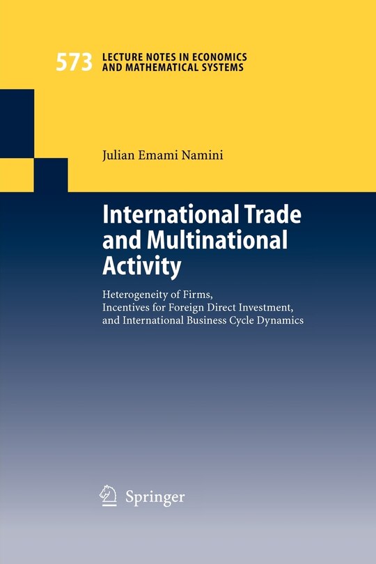 Front cover_International Trade and Multinational Activity