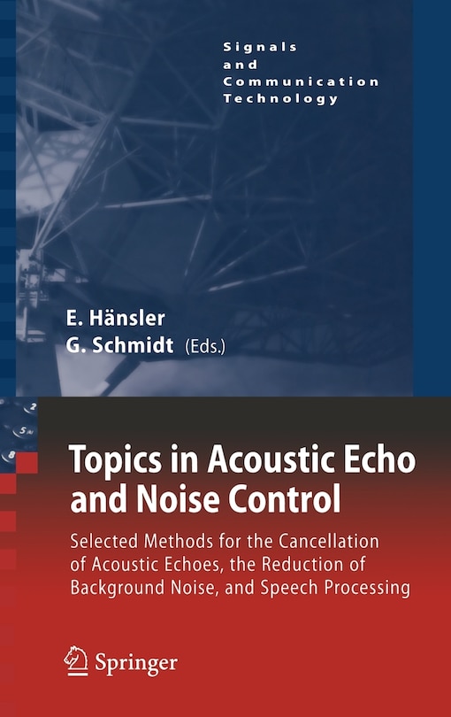 Front cover_Topics in Acoustic Echo and Noise Control