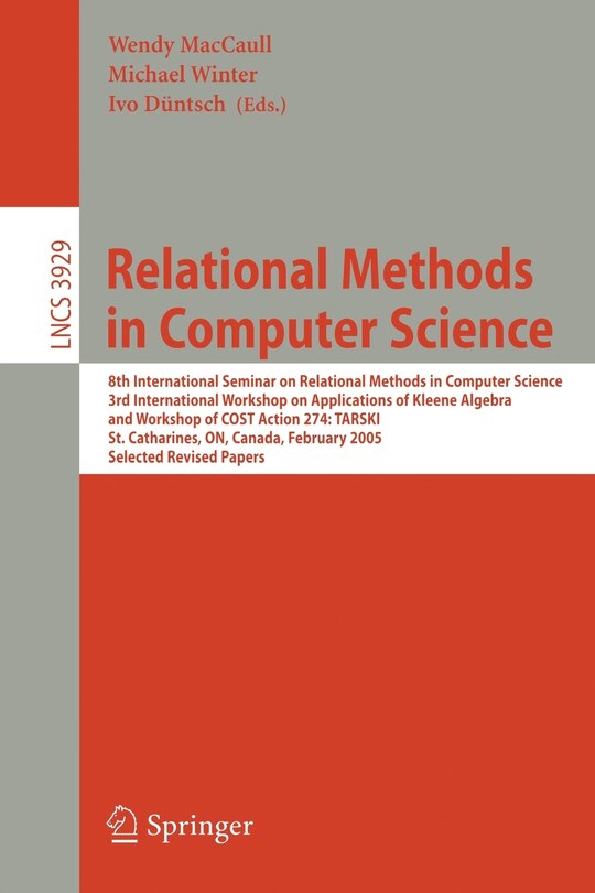 Front cover_Relational Methods in Computer Science