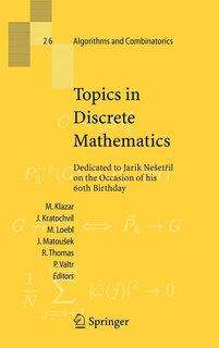 Front cover_Topics in Discrete Mathematics