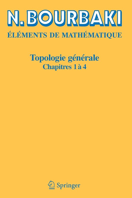 Front cover_Topologie Generale